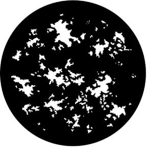 Dapple (Medium) Metallgobo, E-Size (37,5mm) - Rosco | Bellalite Dapple (Medium) Metallgobo, E-Size (37,5mm) - Rosco | Bellalite