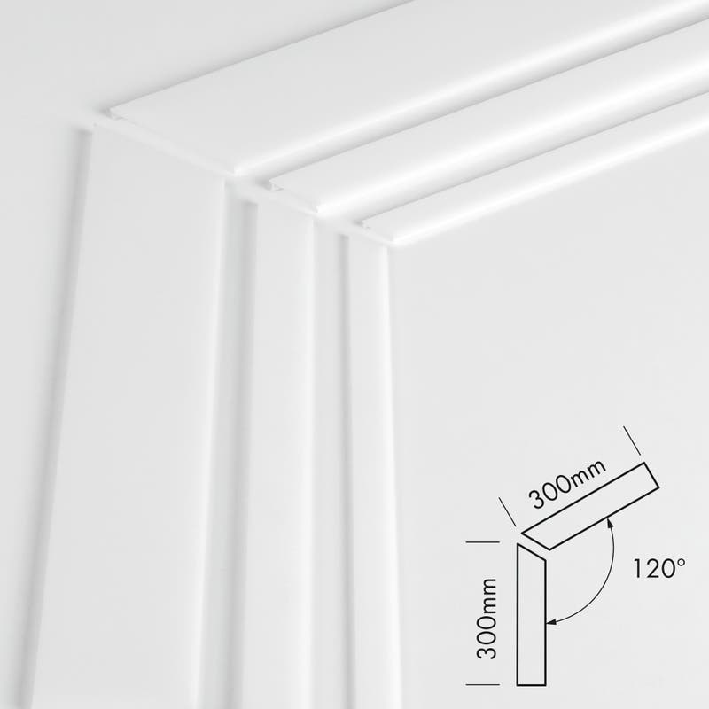 Plastic Cover Set S-Line Flat Break Proof 120° Frost - PROLED | Bellalite Plastic Cover Set S-Line Flat Break Proof 120° Frost - PROLED | Bellalite