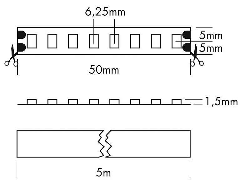 Flex Strip 800-95 Extra Bright Mono G2, per meter 2700 K - PROLED | Bellalite Flex Strip 800-95 Extra Bright Mono G2, per meter 2700 K - PROLED | Bellalite