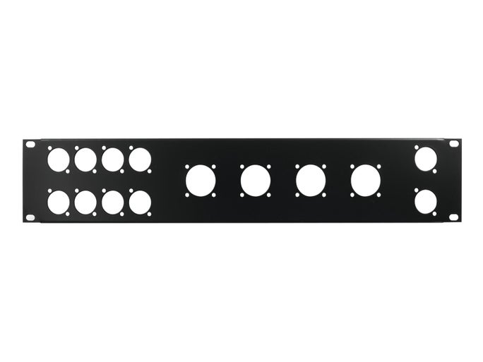 Rackpanel 19" f. 10x D-Type / 4x NL8 - Omnitronic | Bellalite Rackpanel 19" f. 10x D-Type / 4x NL8 - Omnitronic | Bellalite