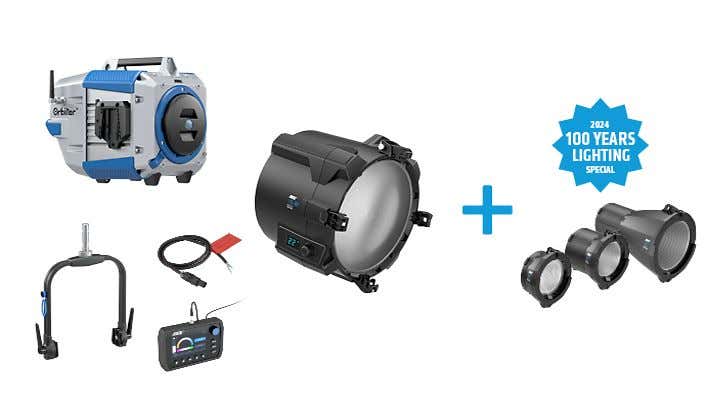 ARRI Orbiter Fresnel Set - Arri | Bellalite ARRI Orbiter Fresnel Set - Arri | Bellalite