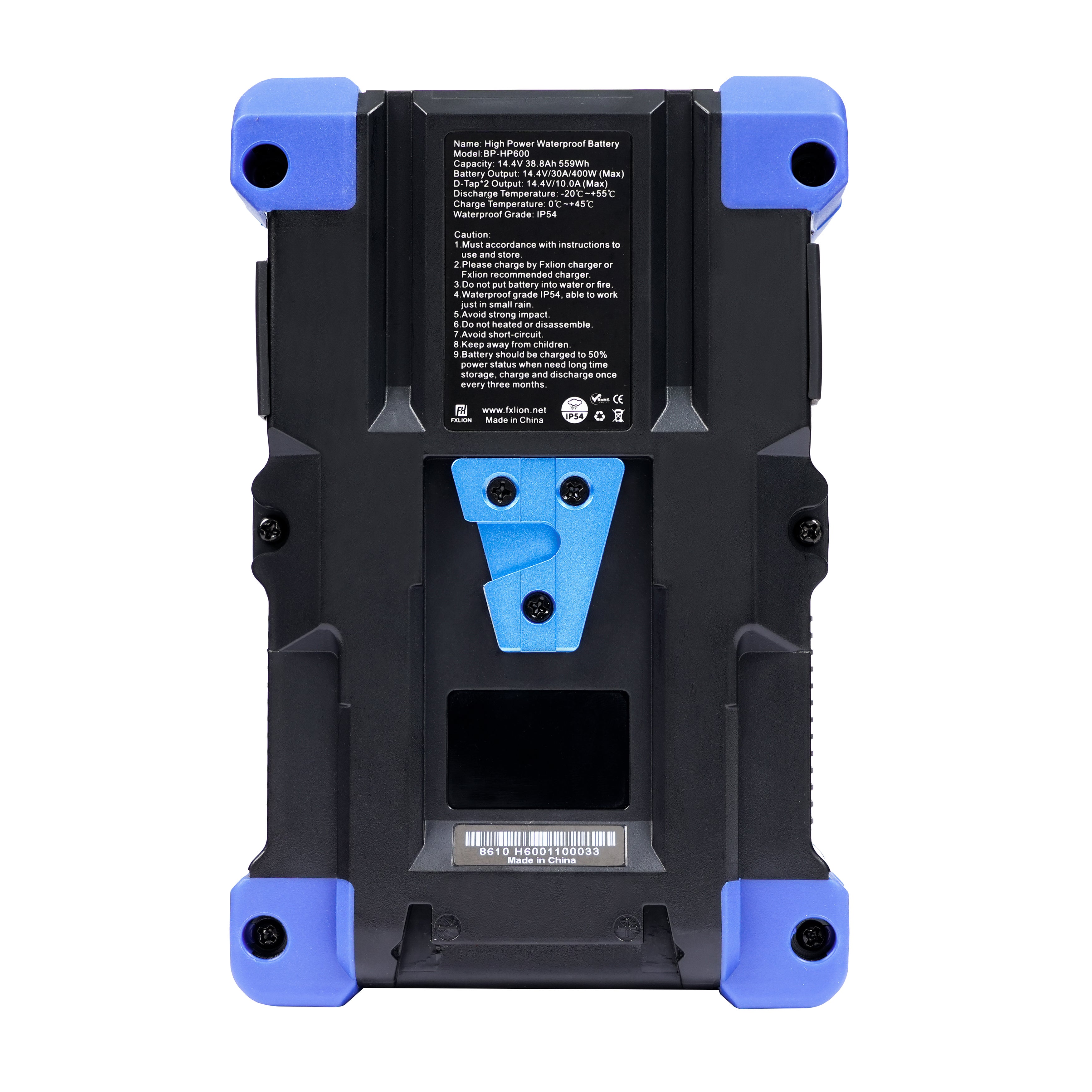 FXLION Brick Battery 14.4V / 559Wh V-Mount High Power Waterproof Battery  - FXLION | Bellalite