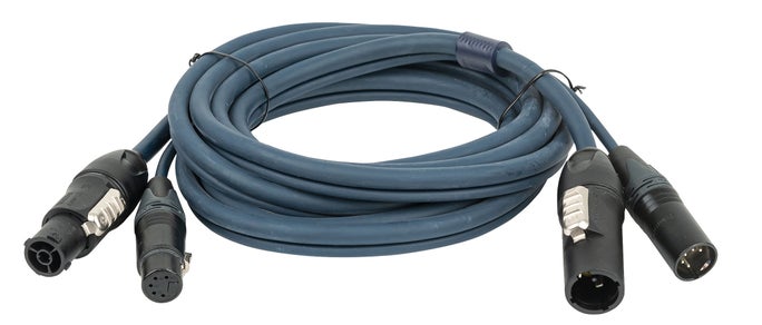 Hybridkabel, Neutrik TRUE1 / XLR 5-pin - DAP | Bellalite Hybridkabel, Neutrik TRUE1 / XLR 5-pin - DAP | Bellalite