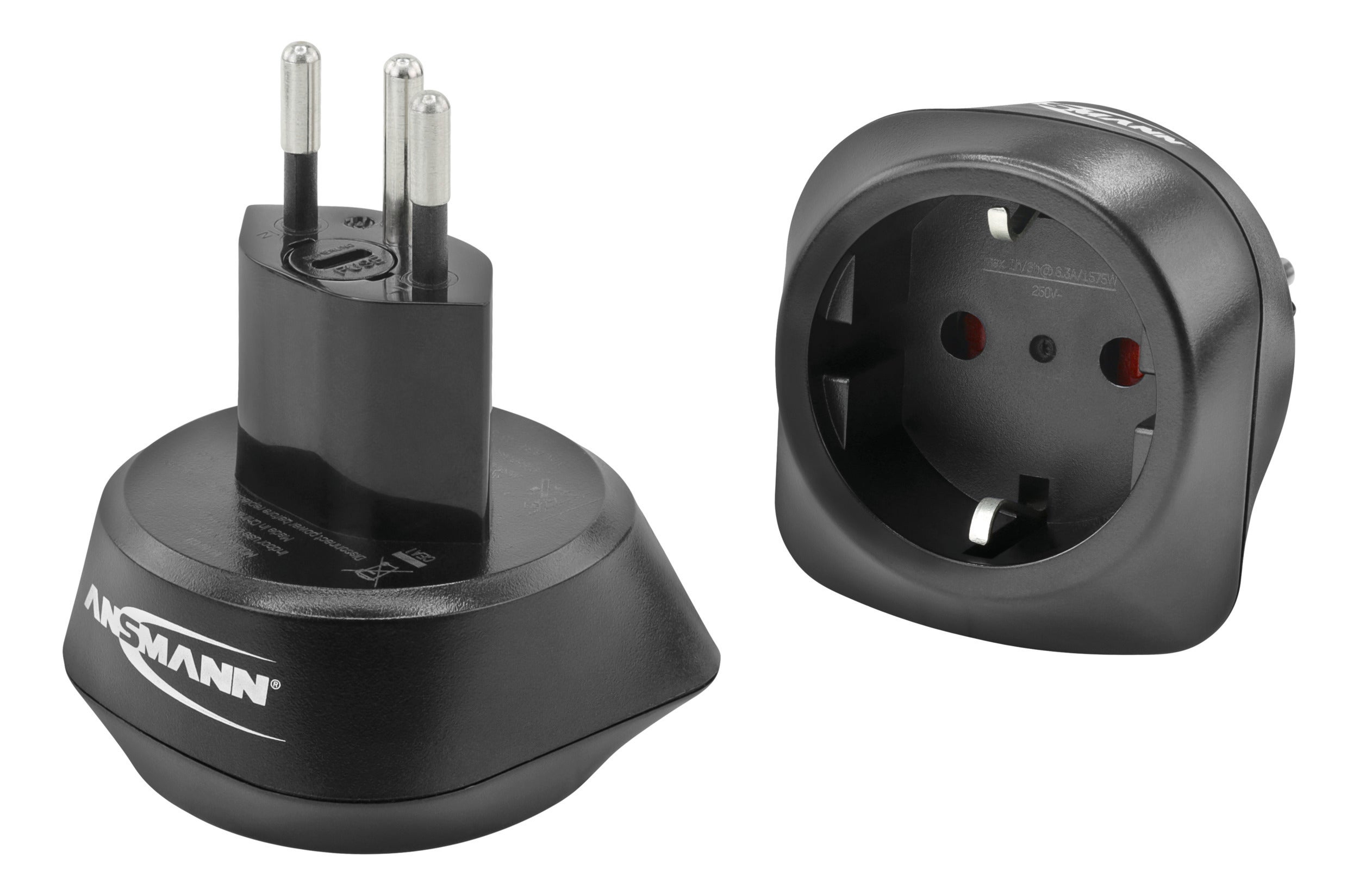Reseadapter EU to CH 6,3A - Ansmann | Bellalite