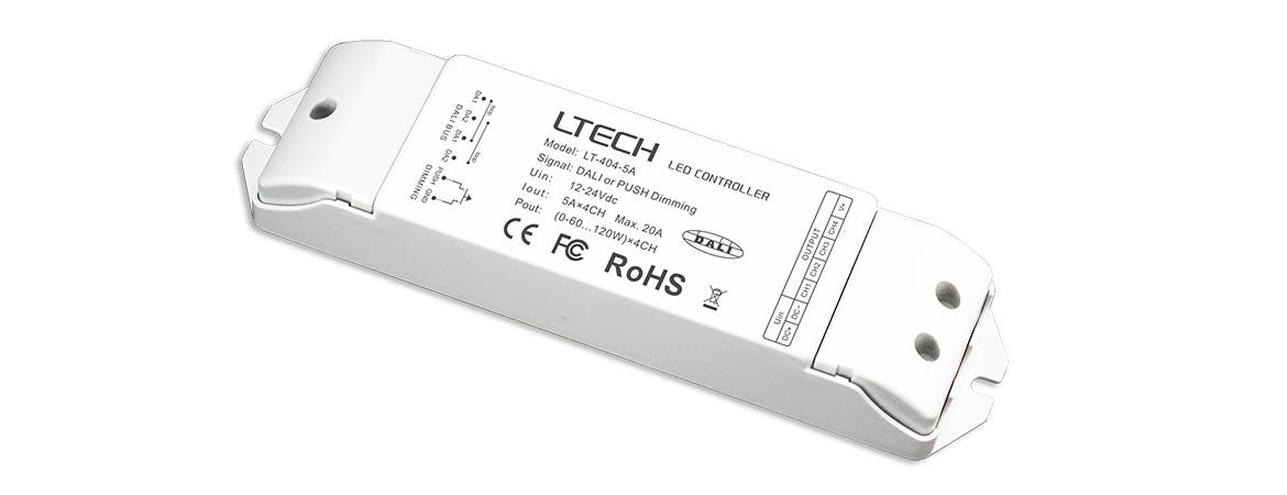 DALI CV LED Dimmer 12-24V DC - LTECH | Bellalite DALI CV LED Dimmer 12-24V DC - LTECH | Bellalite