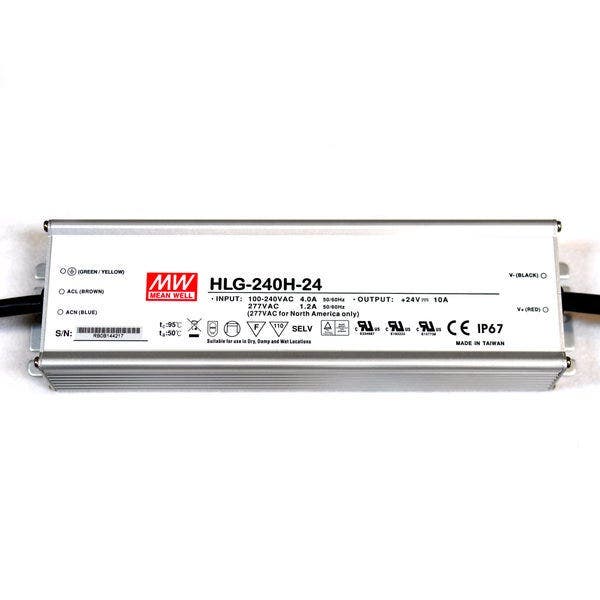 Mean Well HLG-240H-24 PRO 24V 240W IP67 - Mean Well | Bellalite Mean Well HLG-240H-24 PRO 24V 240W IP67 - Mean Well | Bellalite