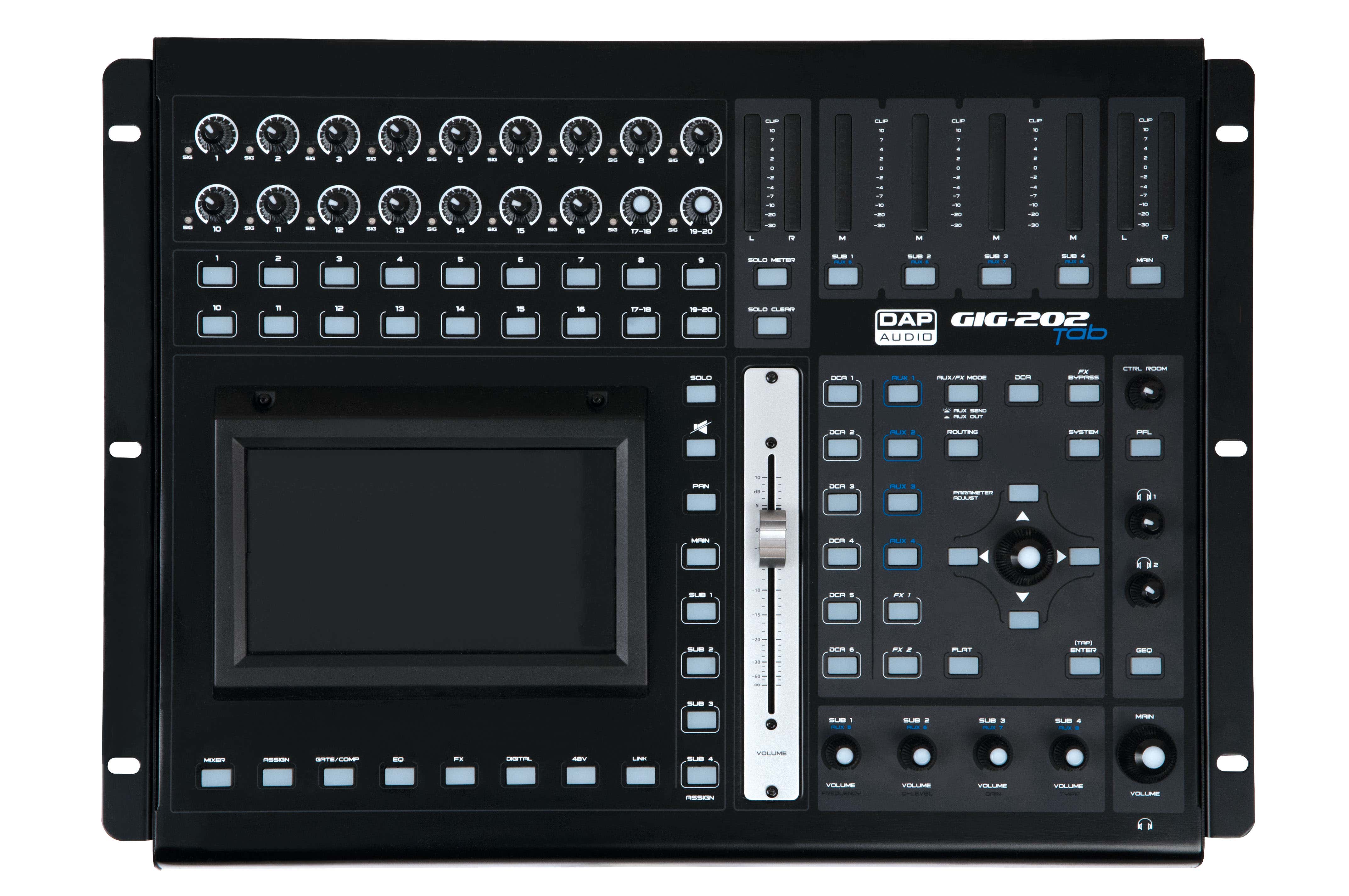 Ljudmixer DAP GIG-202TAB 20 Channel Digital Mixer with dynamics + DSP - DAP | Bellalite Ljudmixer DAP GIG-202TAB 20 Channel Digital Mixer with dynamics + DSP - DAP | Bellalite
