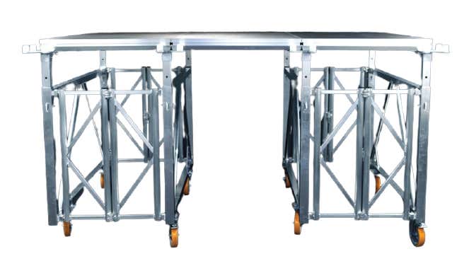 Prolyte Rolling Frame 200X100 Adjustable Height 150-220cm - Prolyte | Bellalite Prolyte Rolling Frame 200X100 Adjustable Height 150-220cm - Prolyte | Bellalite