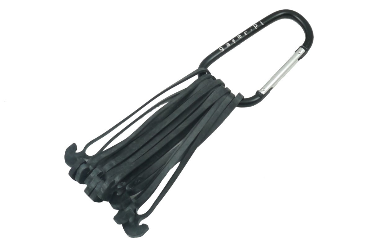 Aluminum Carabiner Clip Svart - Gafer.pl | Bellalite