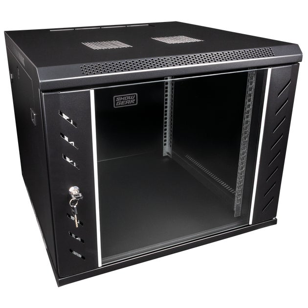 Network Rack, Wall Mounted, Fixed 6U - Showgear | Bellalite Network Rack, Wall Mounted, Fixed 6U - Showgear | Bellalite