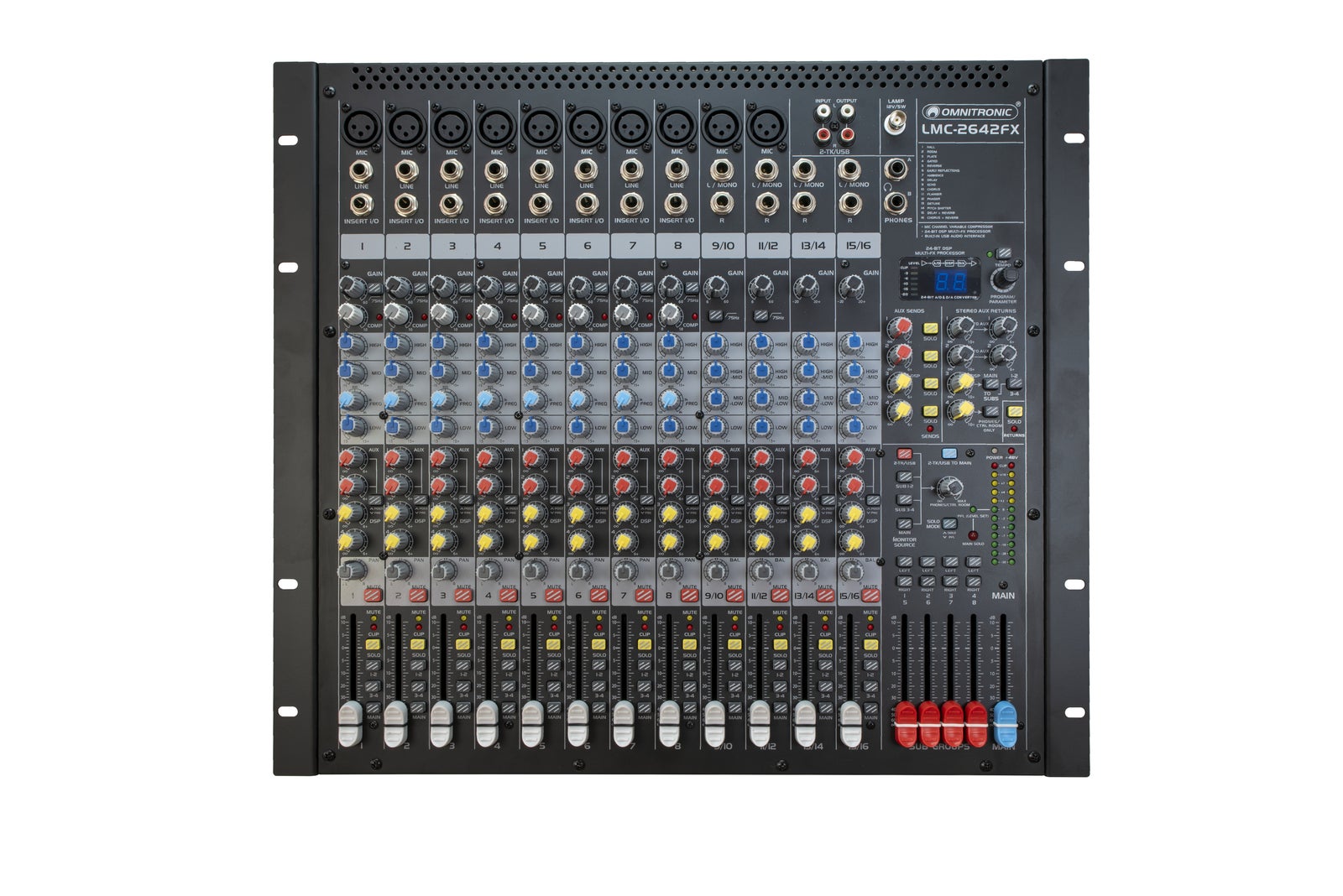 Ljudmixer LMC-2642FX USB Mixing Console  - Omnitronic | Bellalite