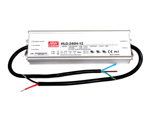 Mean Well HLG-240H-12 PRO 12V IP67  - Mean Well | Bellalite