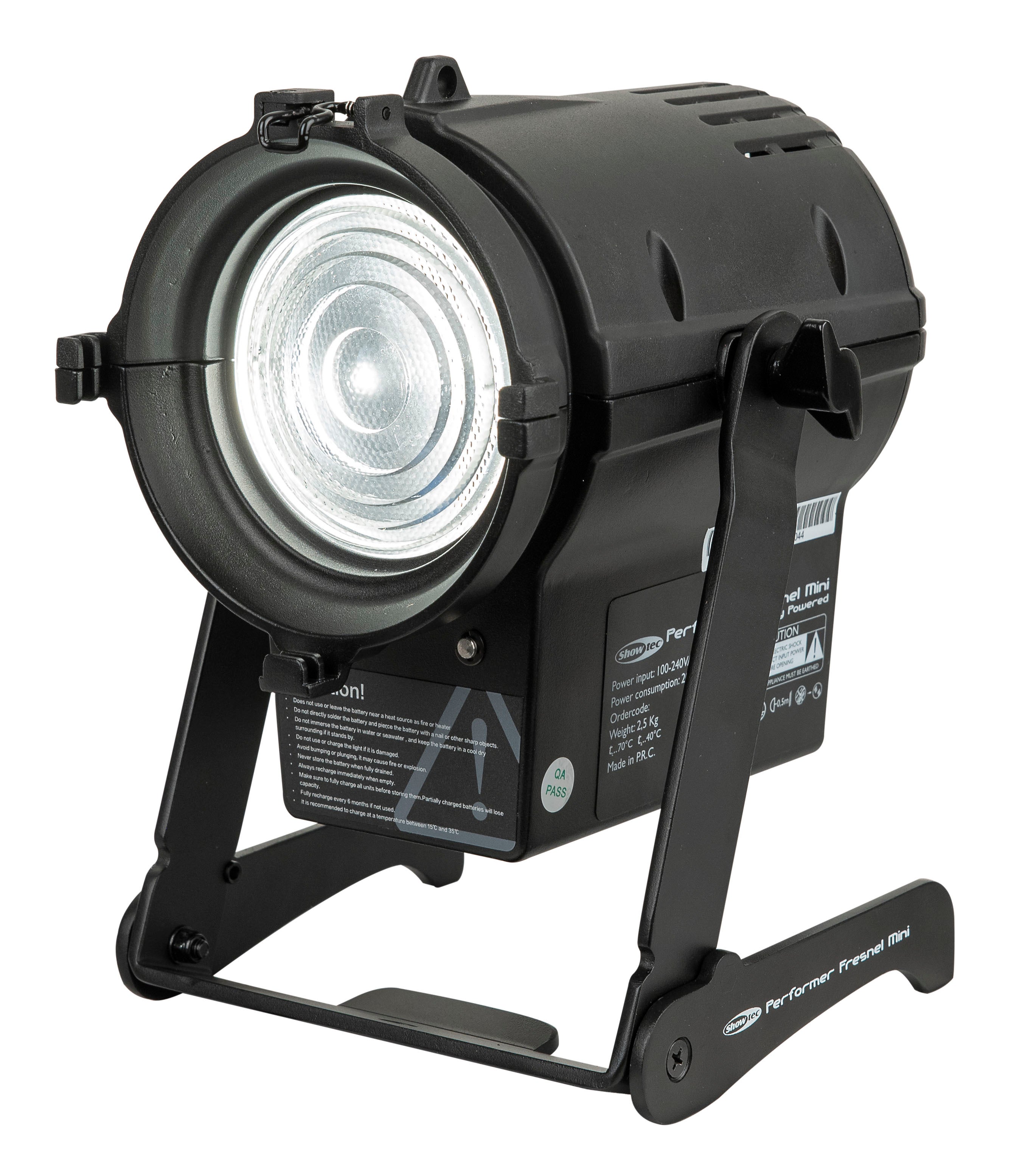 Performer Fresnel Mini 30W Battery Powered - Showtec | Bellalite
