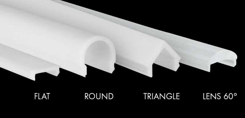 Plastic Cover S-Line Flat Break Proof, 5m Opal - PROLED | Bellalite