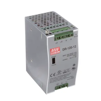 Mean Well DR-120-12 DIN +12VDC / 120W  - Mean Well | Bellalite