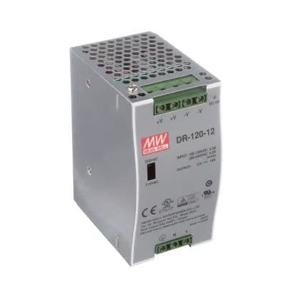 Mean Well DR-120-12 DIN +12VDC / 120W - Mean Well | Bellalite Mean Well DR-120-12 DIN +12VDC / 120W - Mean Well | Bellalite