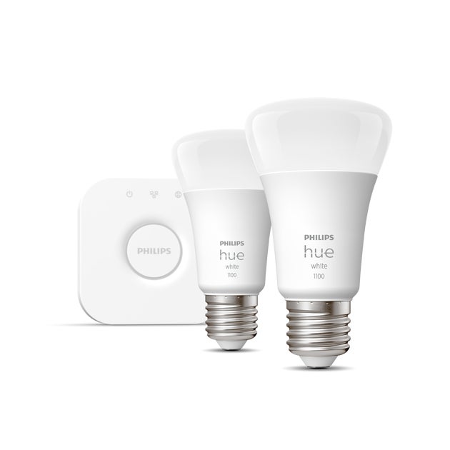 Philips Hue Startpaket 2x 9W White E27 - Philips Hue | Bellalite Philips Hue Startpaket 2x 9W White E27 - Philips Hue | Bellalite