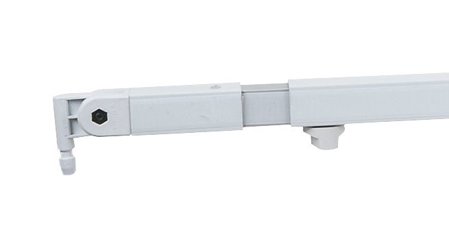 Pipe & Drape - Telescopic Drape Support 90-120cm Vit - Wentex | Bellalite