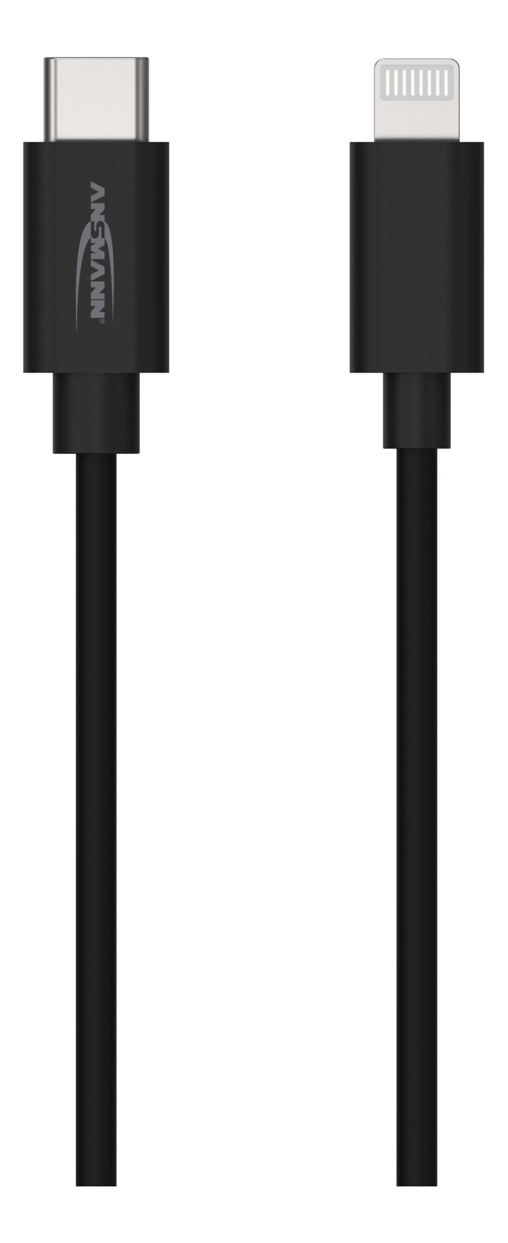 USB-Kabel Type C / Lightning - Ansmann | Bellalite USB-Kabel Type C / Lightning - Ansmann | Bellalite