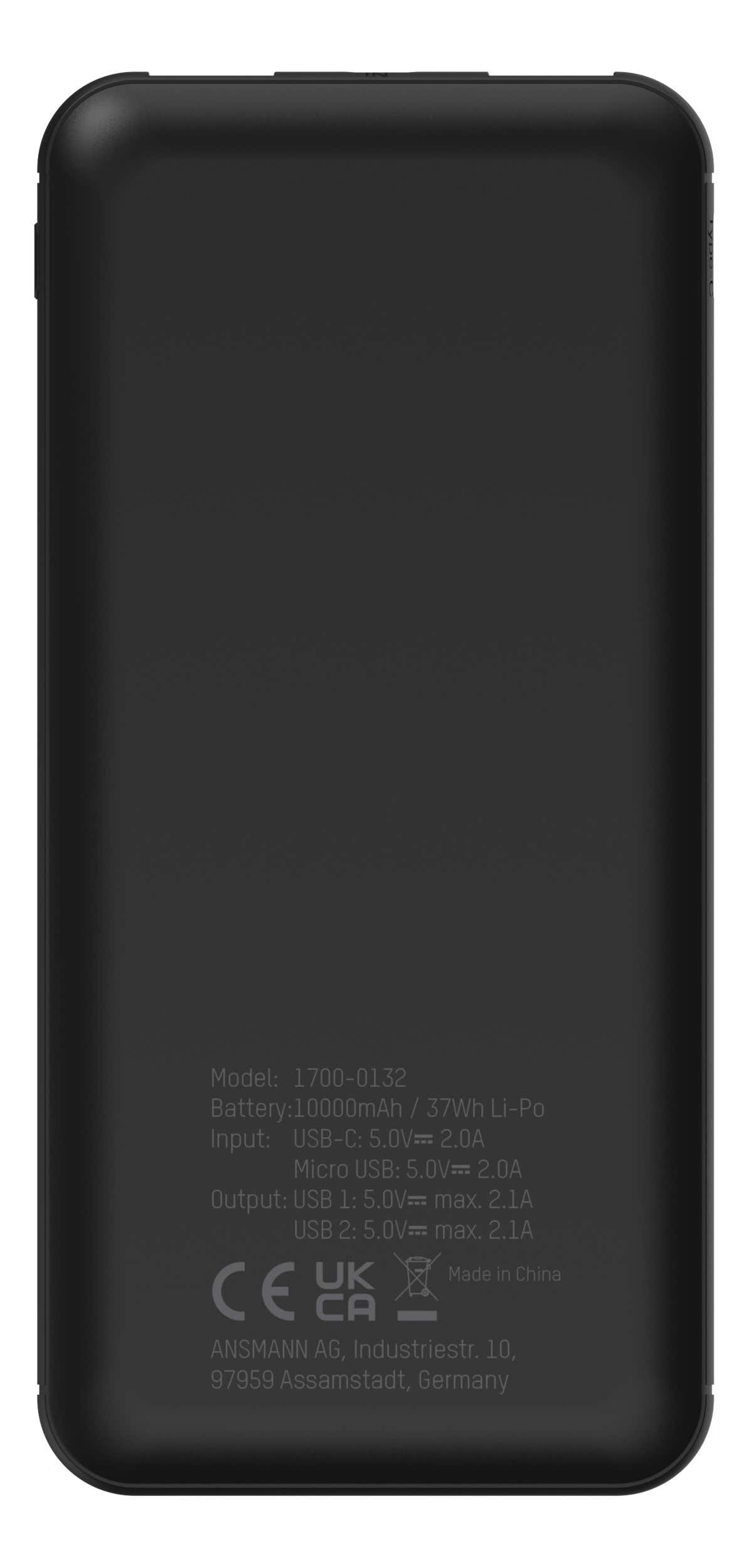 Powerbank 10000mAh PB212 2x USB - Ansmann | Bellalite Powerbank 10000mAh PB212 2x USB - Ansmann | Bellalite
