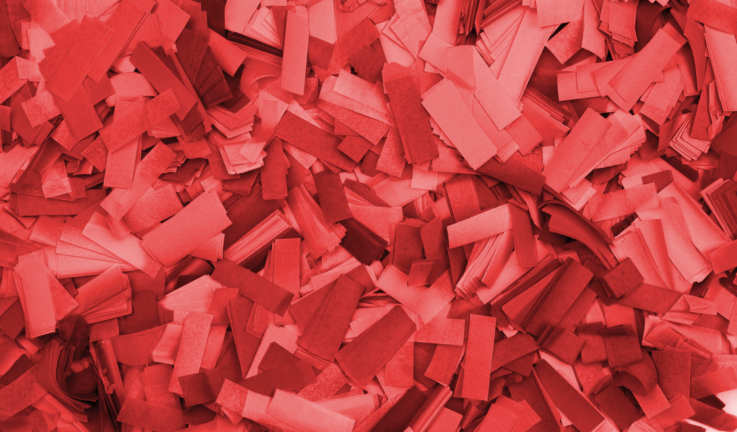 Konfetti Red 55x17mm Slowfall - Showgear | Bellalite