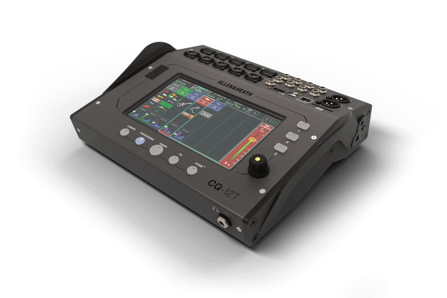 Allen & Heath CQ12T 12ch digital mixer 7” Touchscreen 10 mic/line 2FX - Allen & Heath | Bellalite Allen & Heath CQ12T 12ch digital mixer 7” Touchscreen 10 mic/line 2FX - Allen & Heath | Bellalite