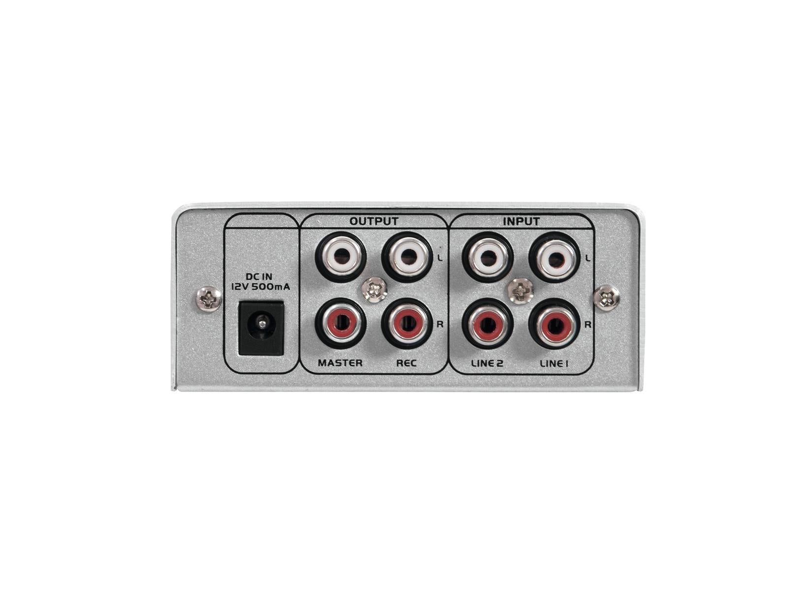 Ljudmixer GNOME-202 Mini Mixer Silver - Omnitronic | Bellalite