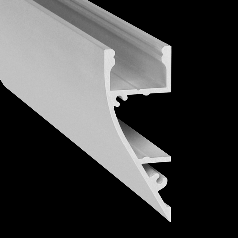 Aluminiumprofil S-Line Wall, 2m Vit - PROLED | Bellalite