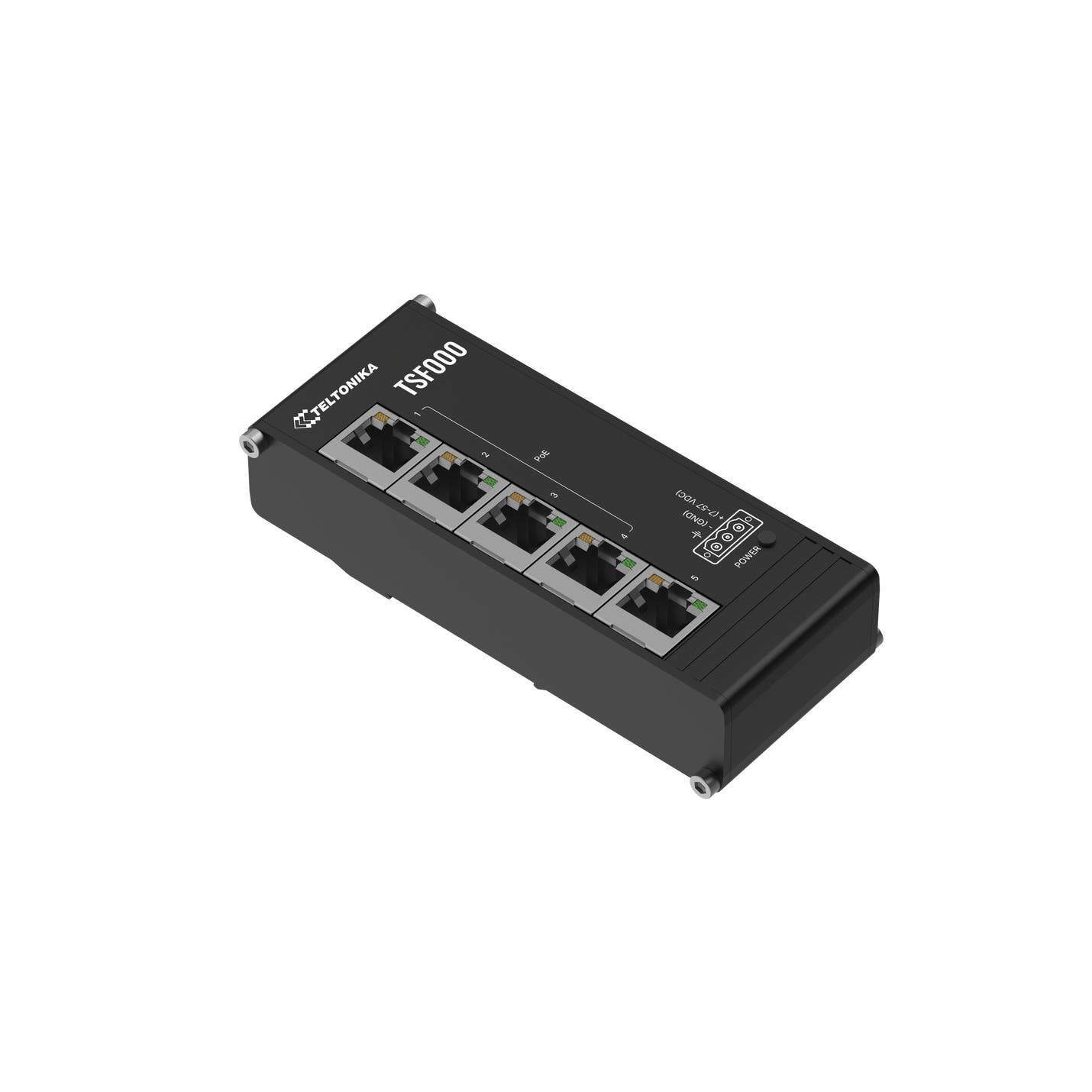 Teltonika TSF000 4-Port Low Profile PoE+ Switch - Teltonika | Bellalite Teltonika TSF000 4-Port Low Profile PoE+ Switch - Teltonika | Bellalite