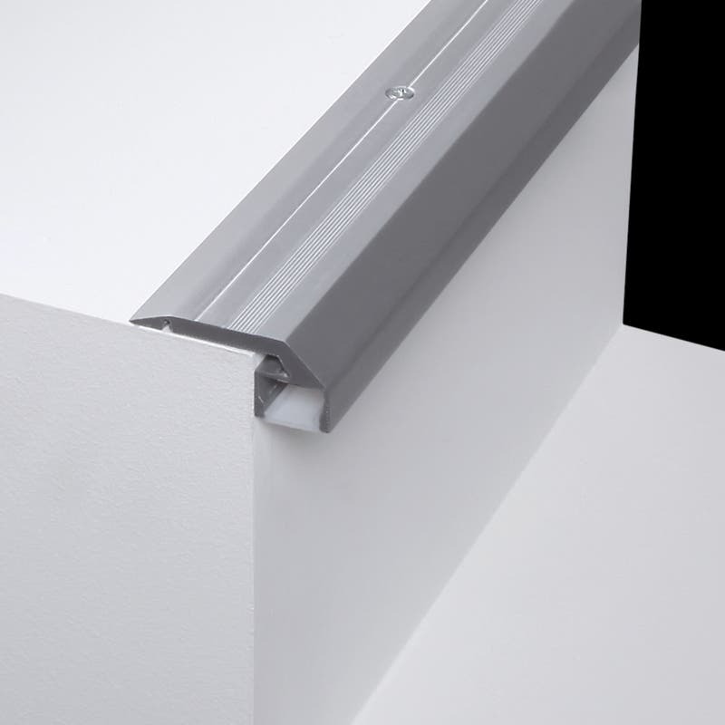 Aluminiumprofil S-Line Step Down, 3m Vit - PROLED | Bellalite Aluminiumprofil S-Line Step Down, 3m Vit - PROLED | Bellalite