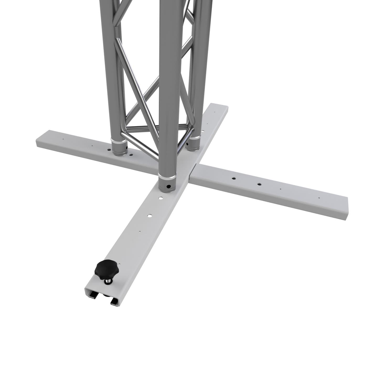 Vertitruss MXS-1000 Baseplate Silver, inkl. kopplingar - Vertitruss | Bellalite Vertitruss MXS-1000 Baseplate Silver, inkl. kopplingar - Vertitruss | Bellalite