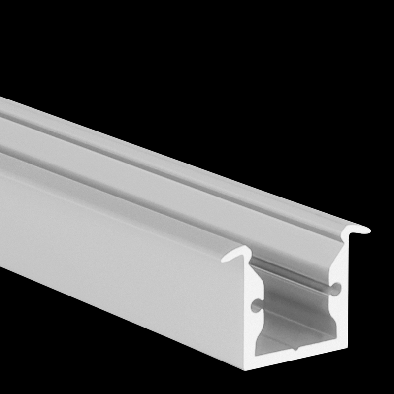 Aluminiumprofil S-Line Rec, 2m Alu - PROLED | Bellalite