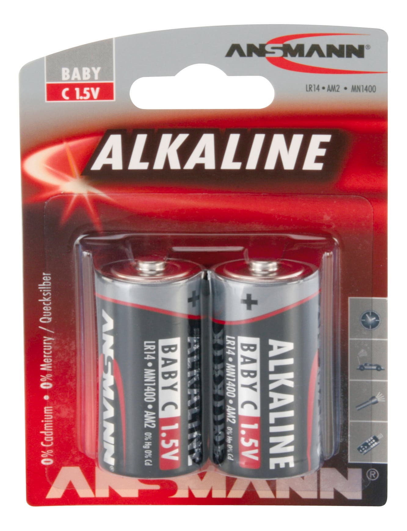 Alkaline Battery C / LR14 - Ansmann | Bellalite Alkaline Battery C / LR14 - Ansmann | Bellalite
