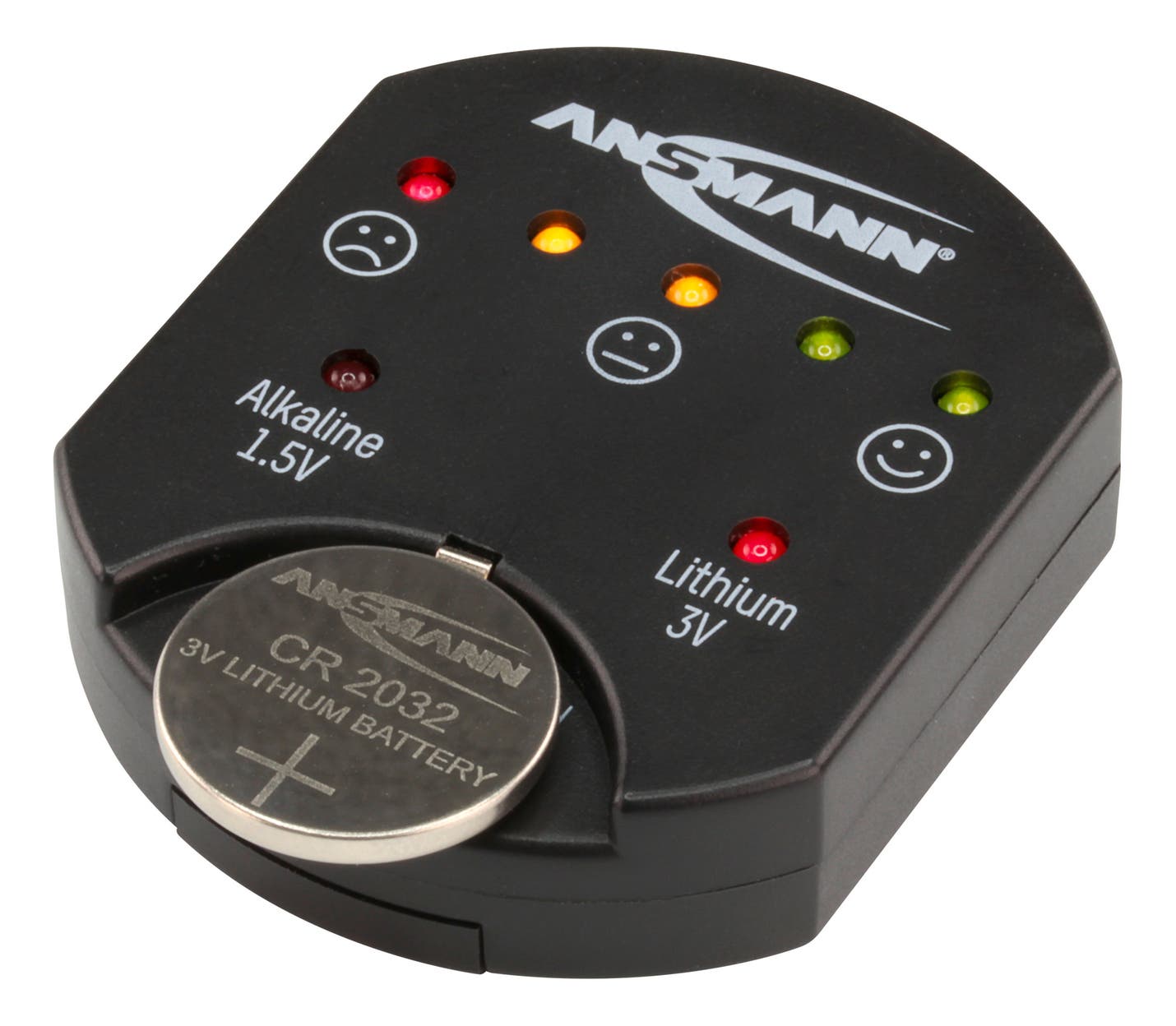 Batteritestare Coin Cell Tester Alkaline & Lithium - Ansmann | Bellalite Batteritestare Coin Cell Tester Alkaline & Lithium - Ansmann | Bellalite