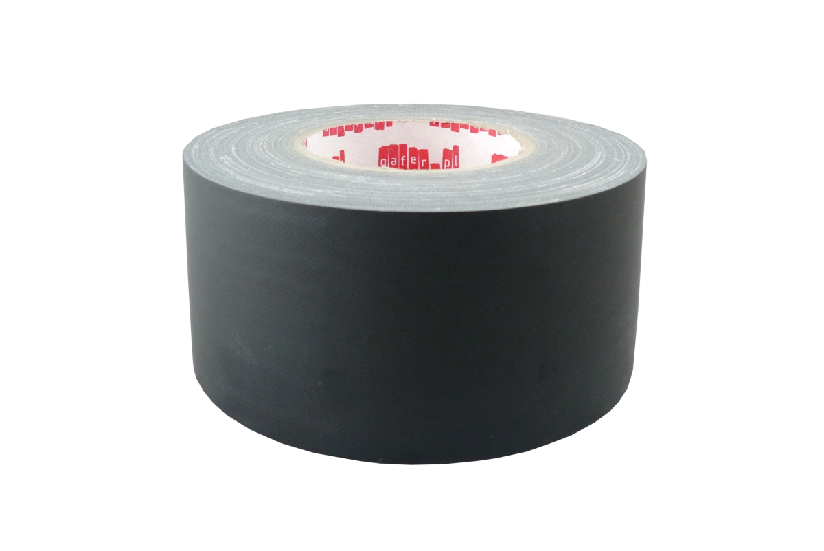 MAX Matt Gaffer Tape 75mm x 50m Svart - Gafer.pl | Bellalite