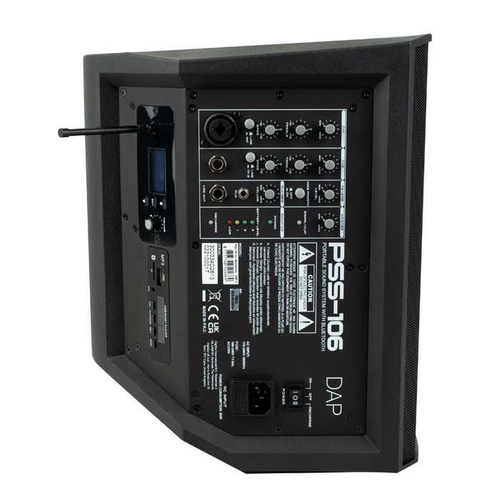 PSS-106 Battery Speaker w. Wireless Receiver - DAP | Bellalite PSS-106 Battery Speaker w. Wireless Receiver - DAP | Bellalite