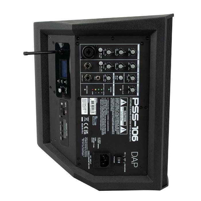 PSS-106 Battery Speaker w. Wireless Receiver - DAP | Bellalite PSS-106 Battery Speaker w. Wireless Receiver - DAP | Bellalite