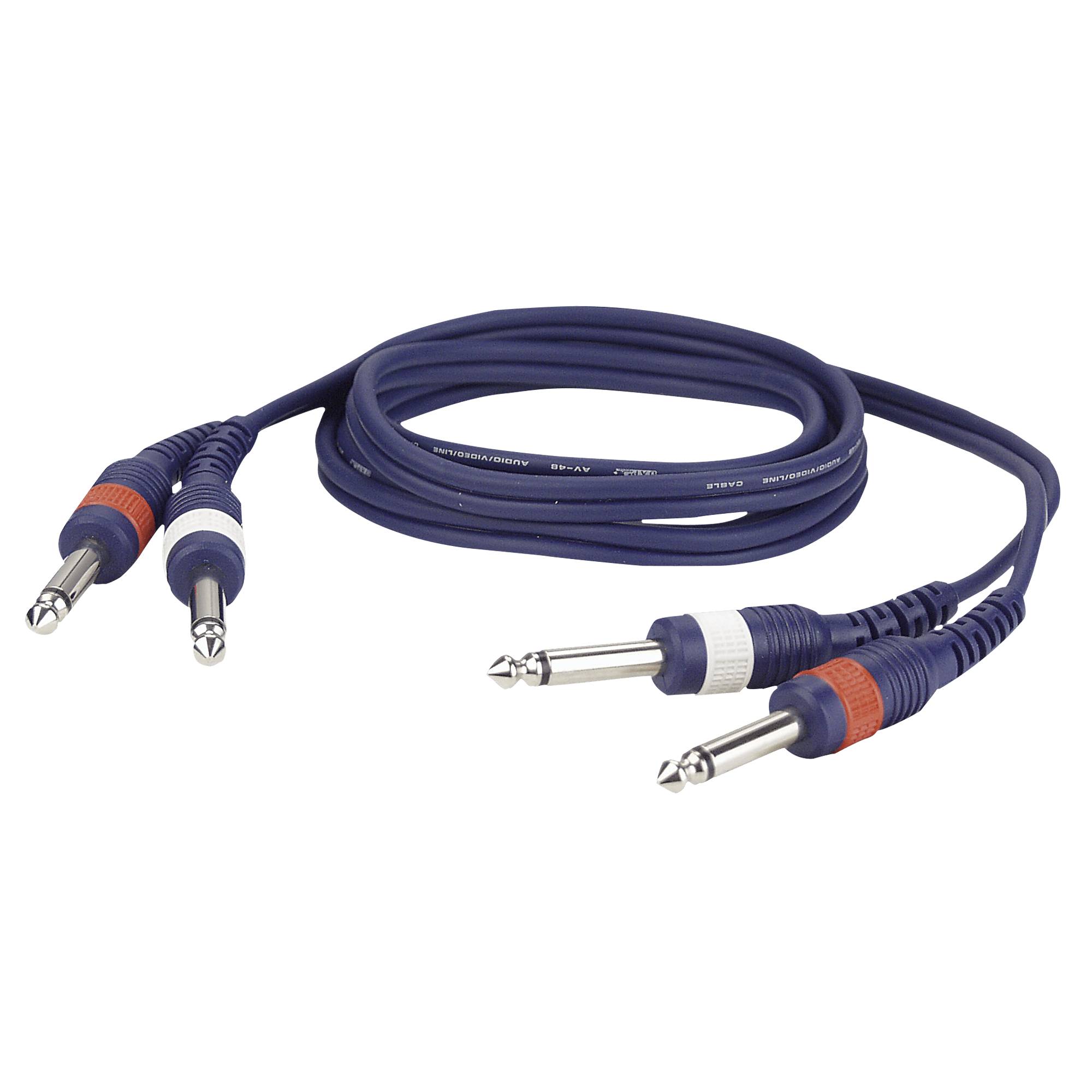 Adapterkabel 2x Tele 6,3mm - 2x Tele 6,3mm - DAP | Bellalite