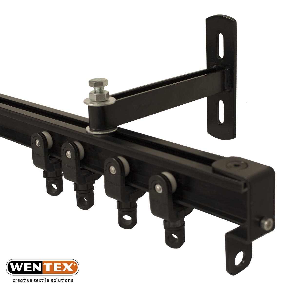 Eurotrack - Wallarm 200mm Svart - Wentex | Bellalite Eurotrack - Wallarm 200mm Svart - Wentex | Bellalite