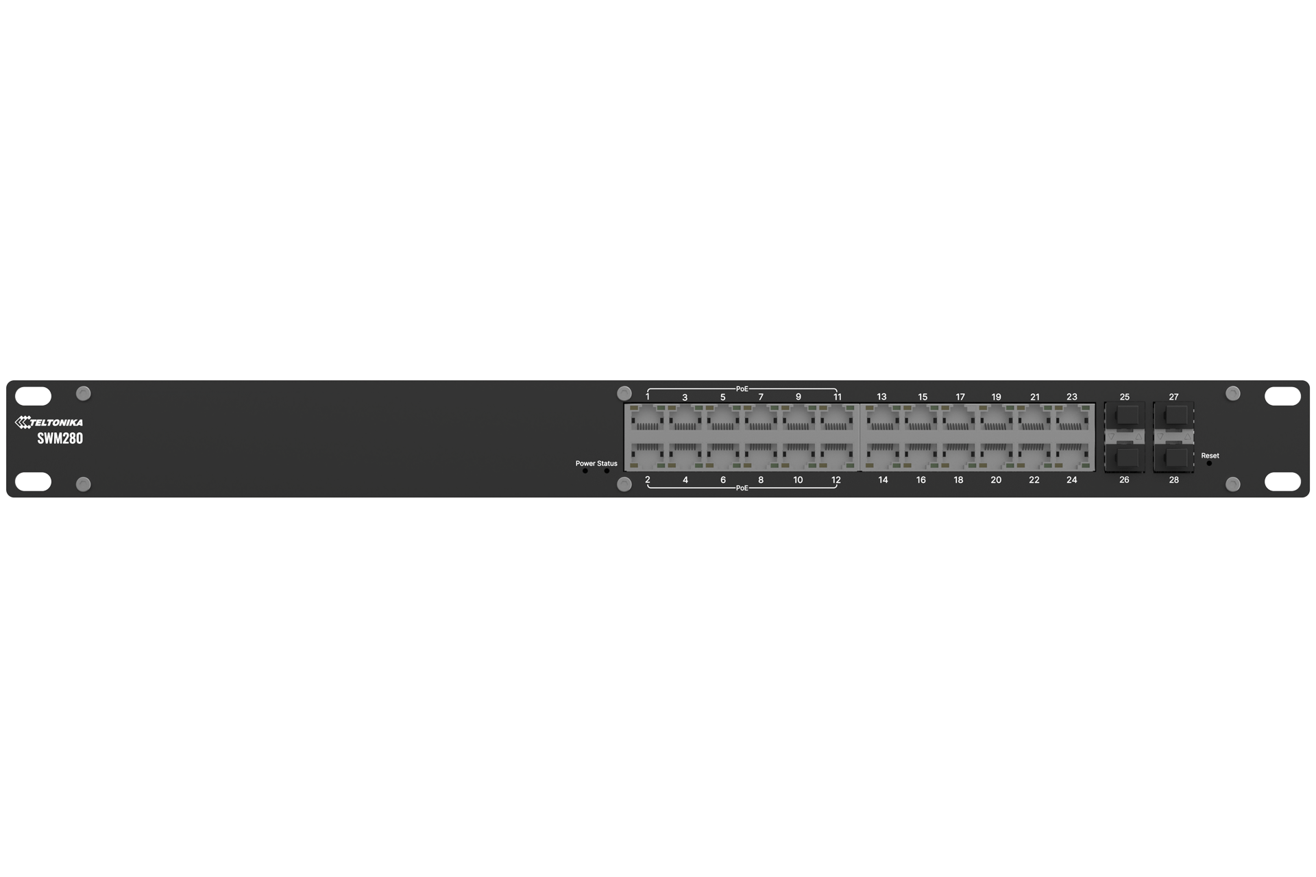 Teltonika SWM280 24-Port Managed PoE+ Switch - Teltonika | Bellalite