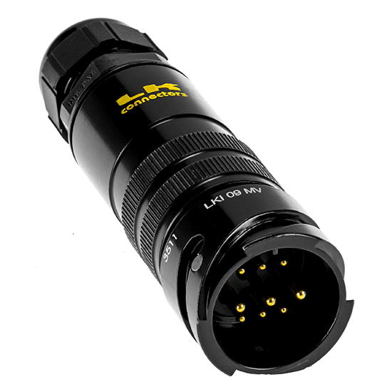 LK Speaker Connector 9-Pol f. Lödning Kabelhane - LK Connectors | Bellalite