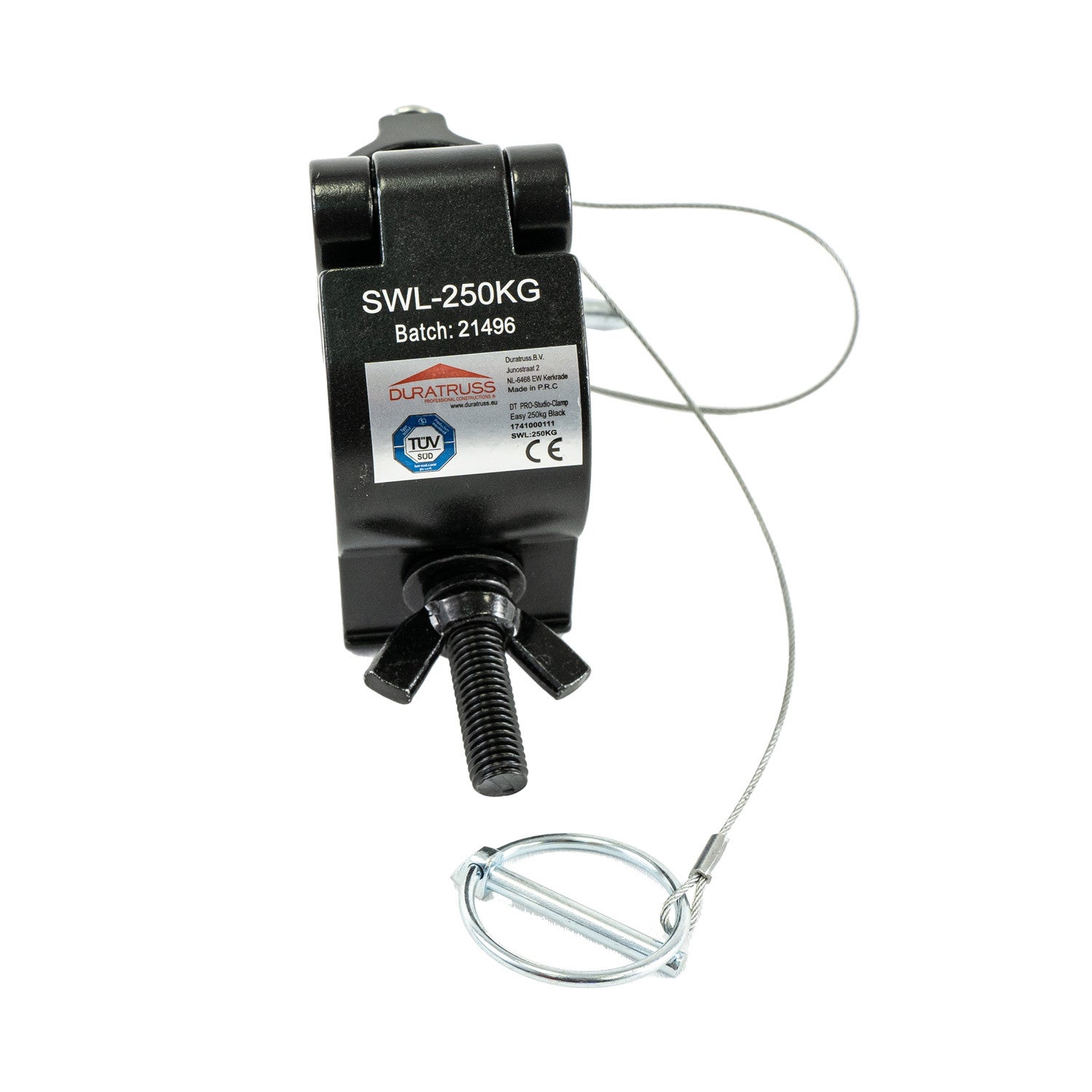 DT PRO-Studio-Clamp Easy 250kg Svart  - Duratruss | Bellalite