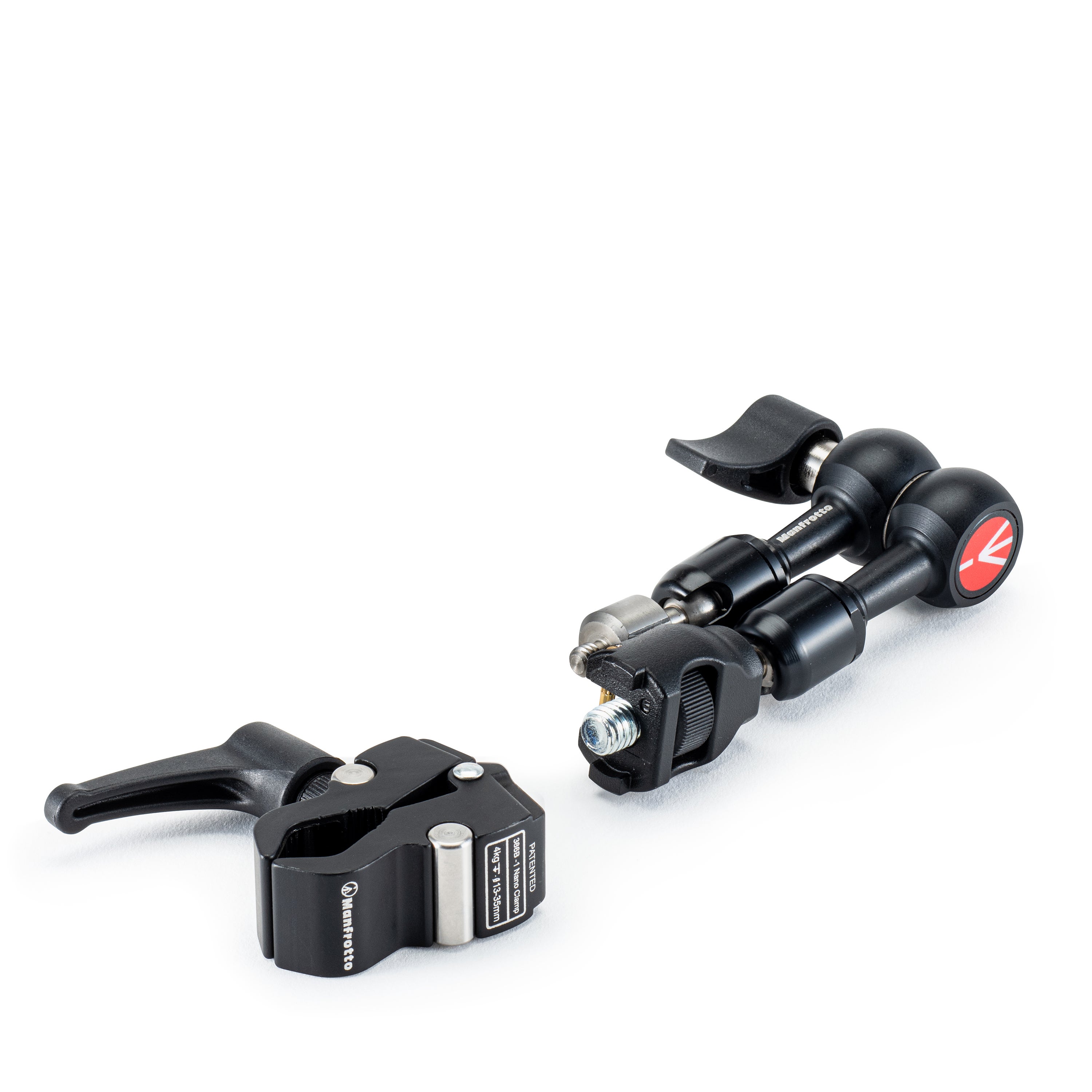 Manfrotto 244 Micro Variable Friction Arm Kit Anti-Rotation Adapter, Clamp - Manfrotto | Bellalite