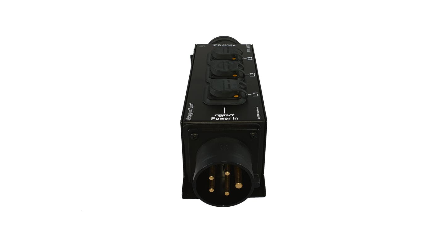 StagePort RPL16T1 MKII CEE16 5P IN / 3x Powercon True1 + CEE16 UT - Rigport | Bellalite StagePort RPL16T1 MKII CEE16 5P IN / 3x Powercon True1 + CEE16 UT - Rigport | Bellalite