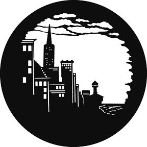 Bay City Metallgobo, A-Size (100mm) - Rosco | Bellalite