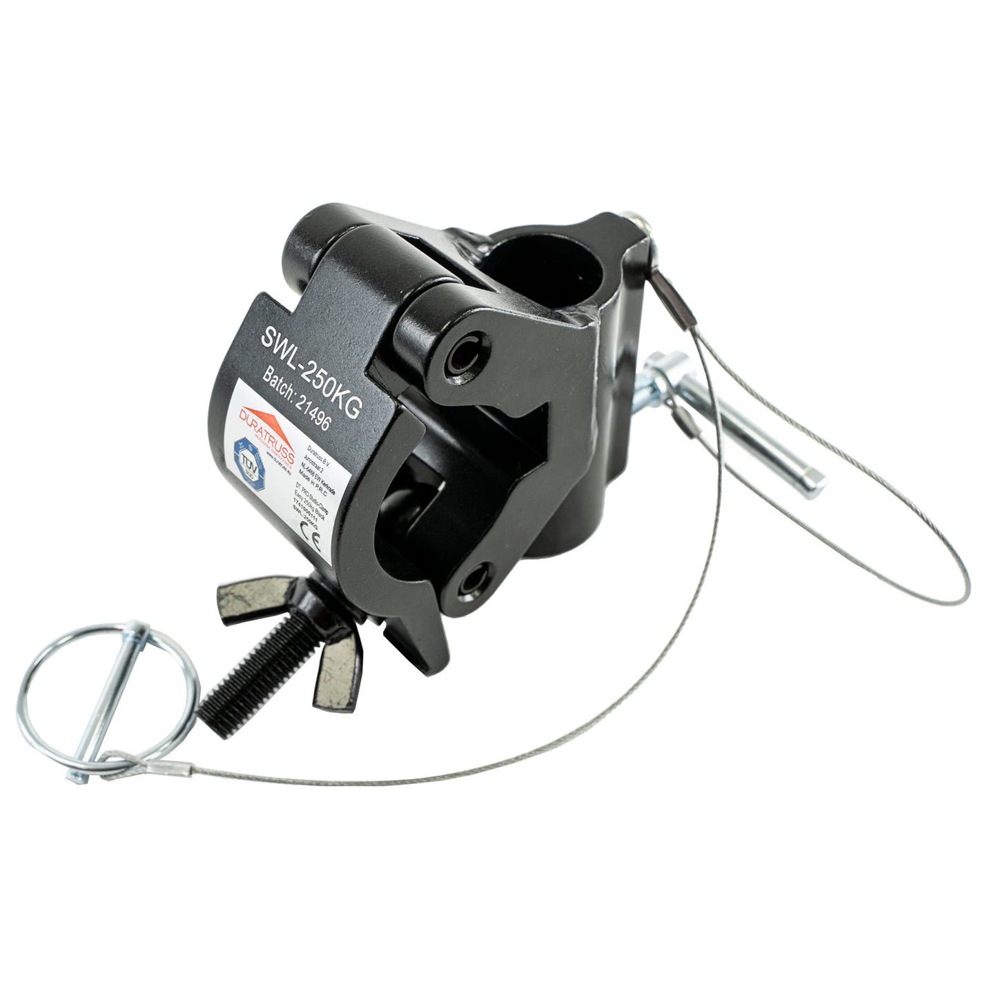 DT PRO-Studio-Clamp Easy 250kg Svart - Duratruss | Bellalite DT PRO-Studio-Clamp Easy 250kg Svart - Duratruss | Bellalite