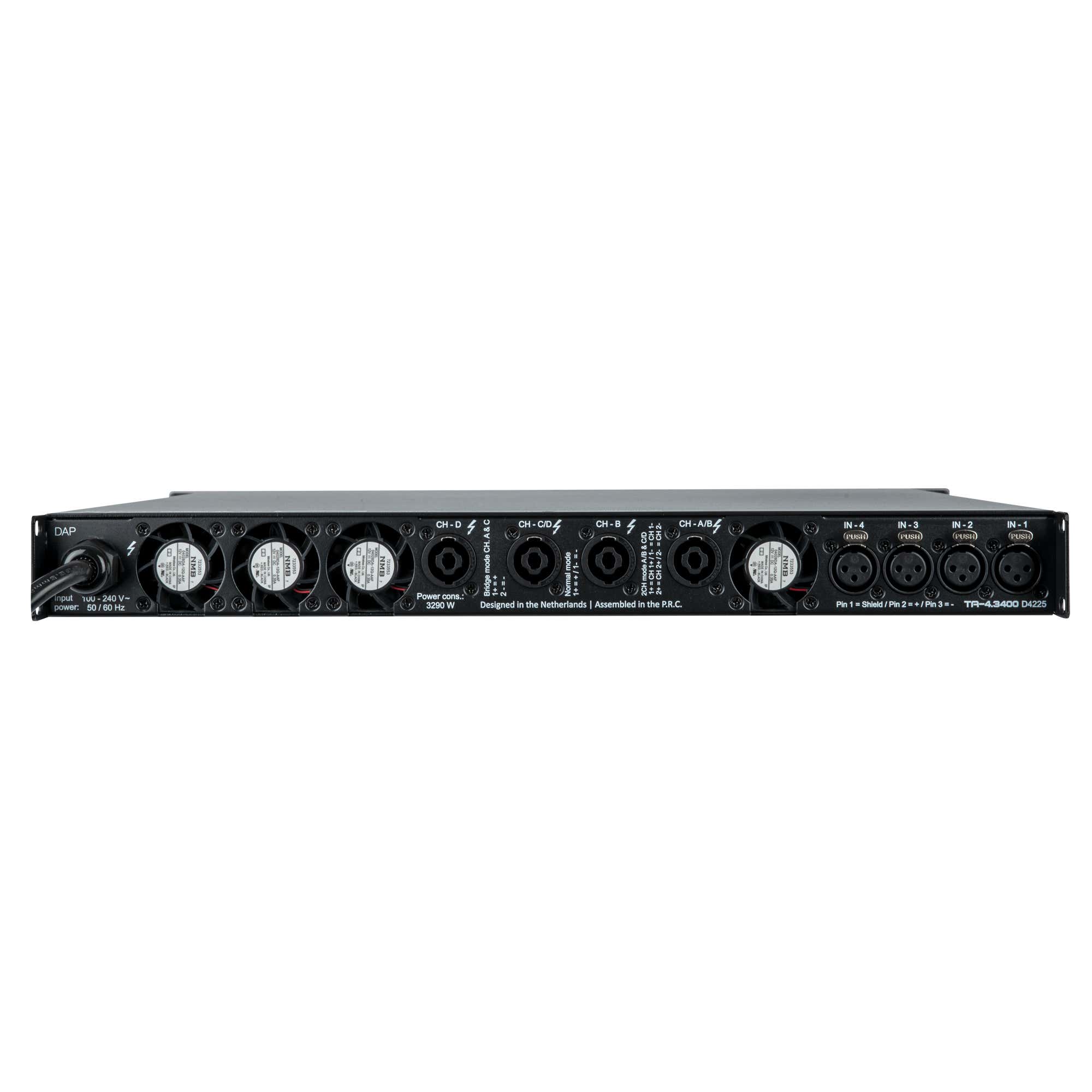 DAP TA.4-3400 4 Channel 3400W Amp With DSP - DAP | Bellalite DAP TA.4-3400 4 Channel 3400W Amp With DSP - DAP | Bellalite
