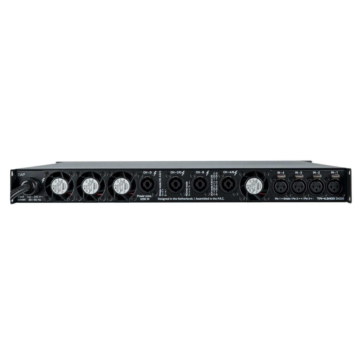 DAP TA.4-3400 4 Channel 3400W Amp With DSP - DAP | Bellalite DAP TA.4-3400 4 Channel 3400W Amp With DSP - DAP | Bellalite