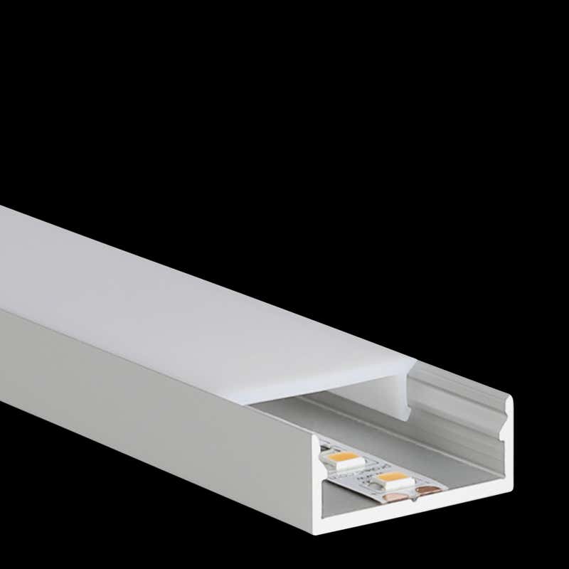 Aluminiumprofil M-Line Extra Low 10, 3m - PROLED | Bellalite Aluminiumprofil M-Line Extra Low 10, 3m - PROLED | Bellalite