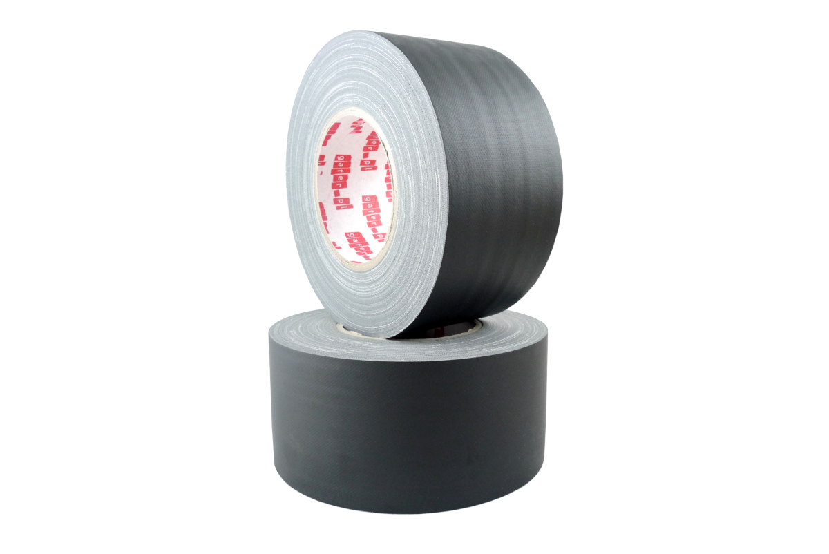 MAX Matt Gaffer Tape 75mm x 50m Svart - Gafer.pl | Bellalite
